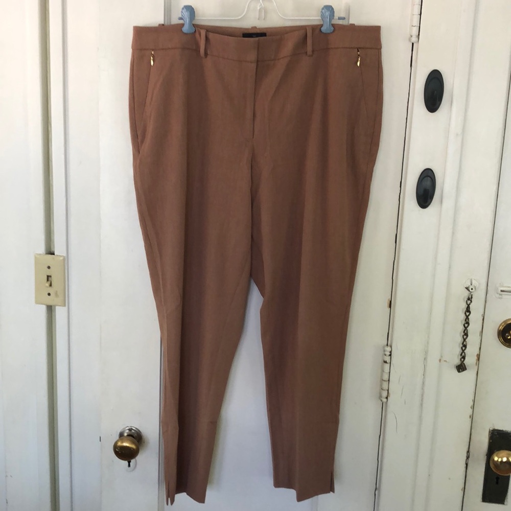 WHBM Slim Ankle Brown Pants 14L